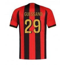 OGC Nice Evann Guessand #29 Hjemmedrakt 2024-25 Kortermet